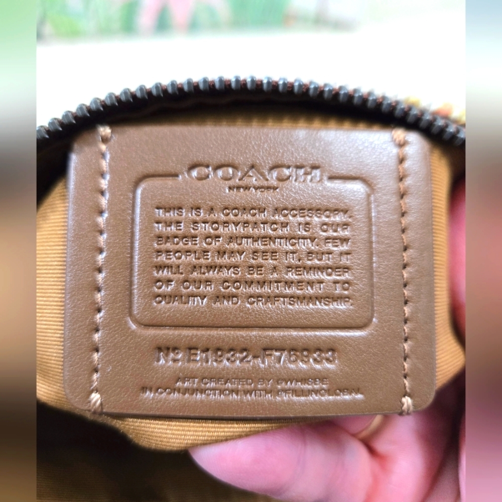 Coach Orange and Brown Clutch - Picture 14 of 14